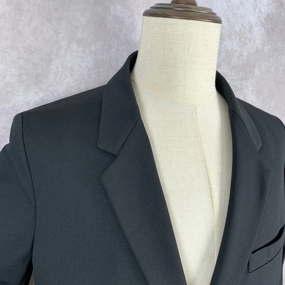Ministry Of Supply Kinetic Blazer Jacket Men XL Black Performance Primeflex
